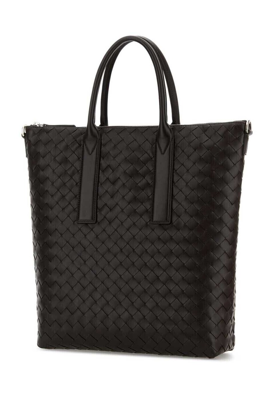Bottega Veneta Intrecciato Cabat Tote Bag Leather Brown